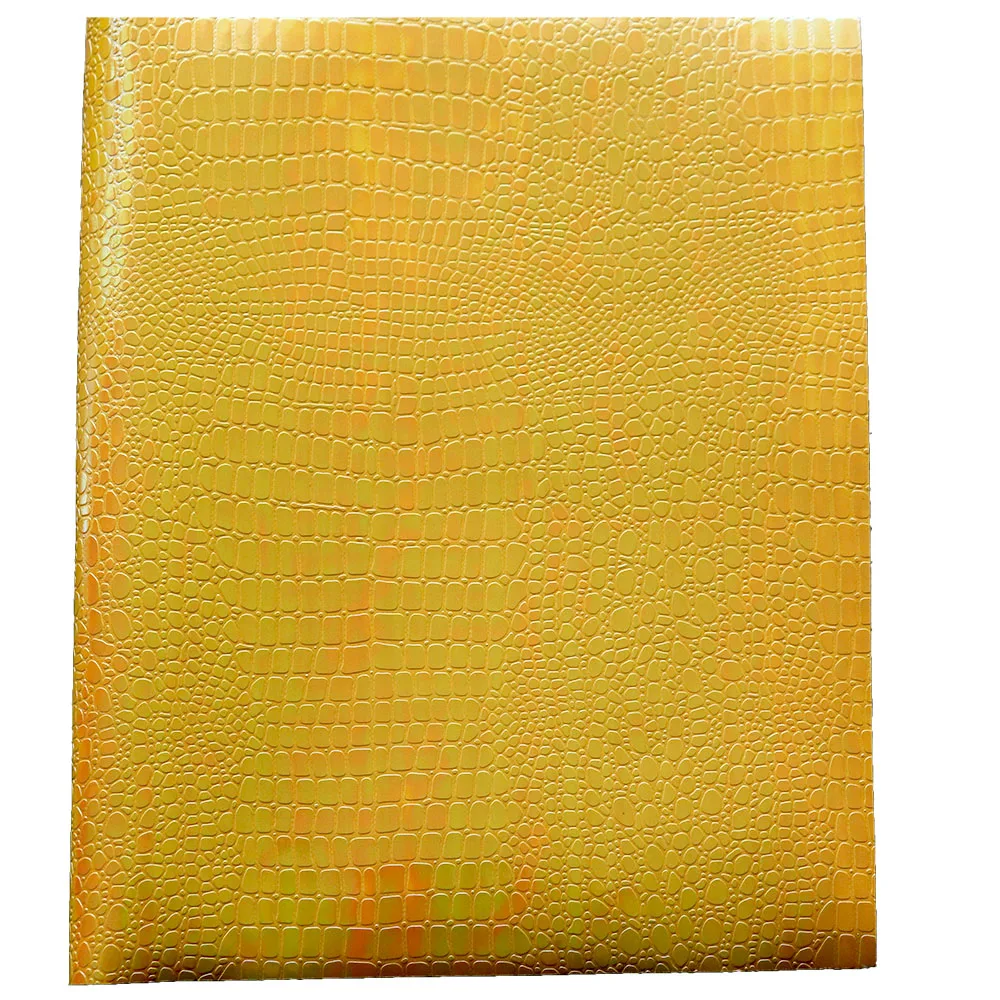 30x134cm Roll Iridescent Crocodile Snake Skin Textured Faux Synthetic Leather Fabric DIY Earrings Supplies Craft  BH083