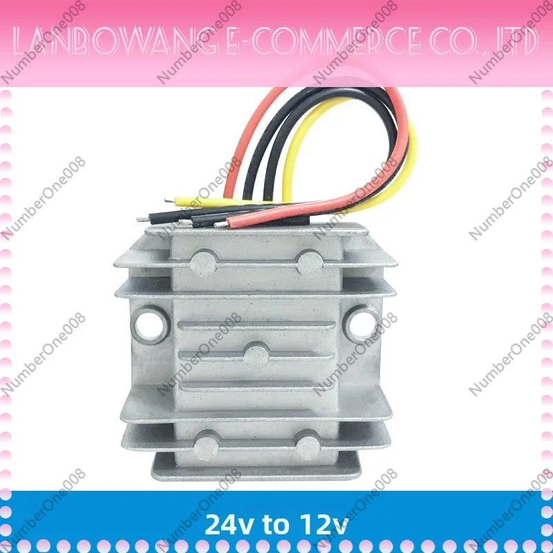 Waterproof DC 24V to 12V Step Down Power Converter 5A 6A 10A Voltage Regulator for Car Electronics