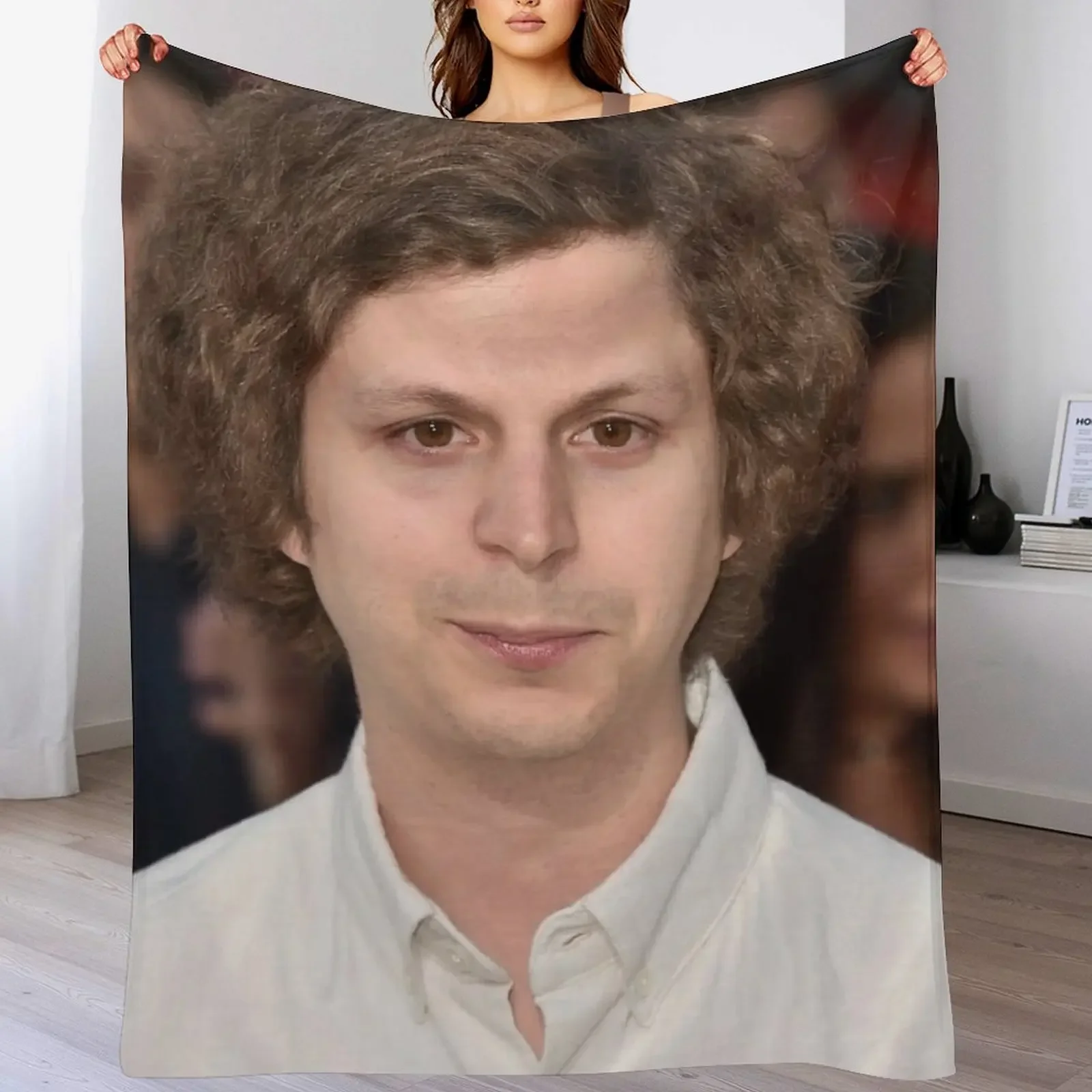 

Michael Cera Throw Blanket Cozy Sofa Blanket for TV Watching Napping