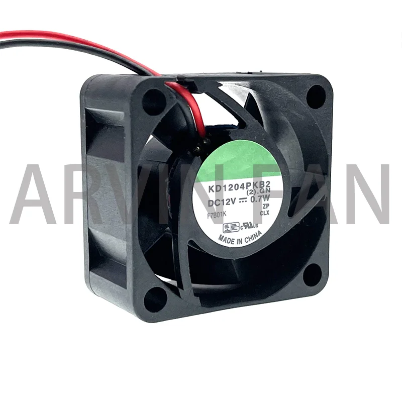 Ventilador de refrigeración silencioso de 40mm, 4cm, 12V, KD1204PKB2, Mini ventiladores de doble rodamiento de bolas, 40x40x20mm, 12V, 4CM, nuevo