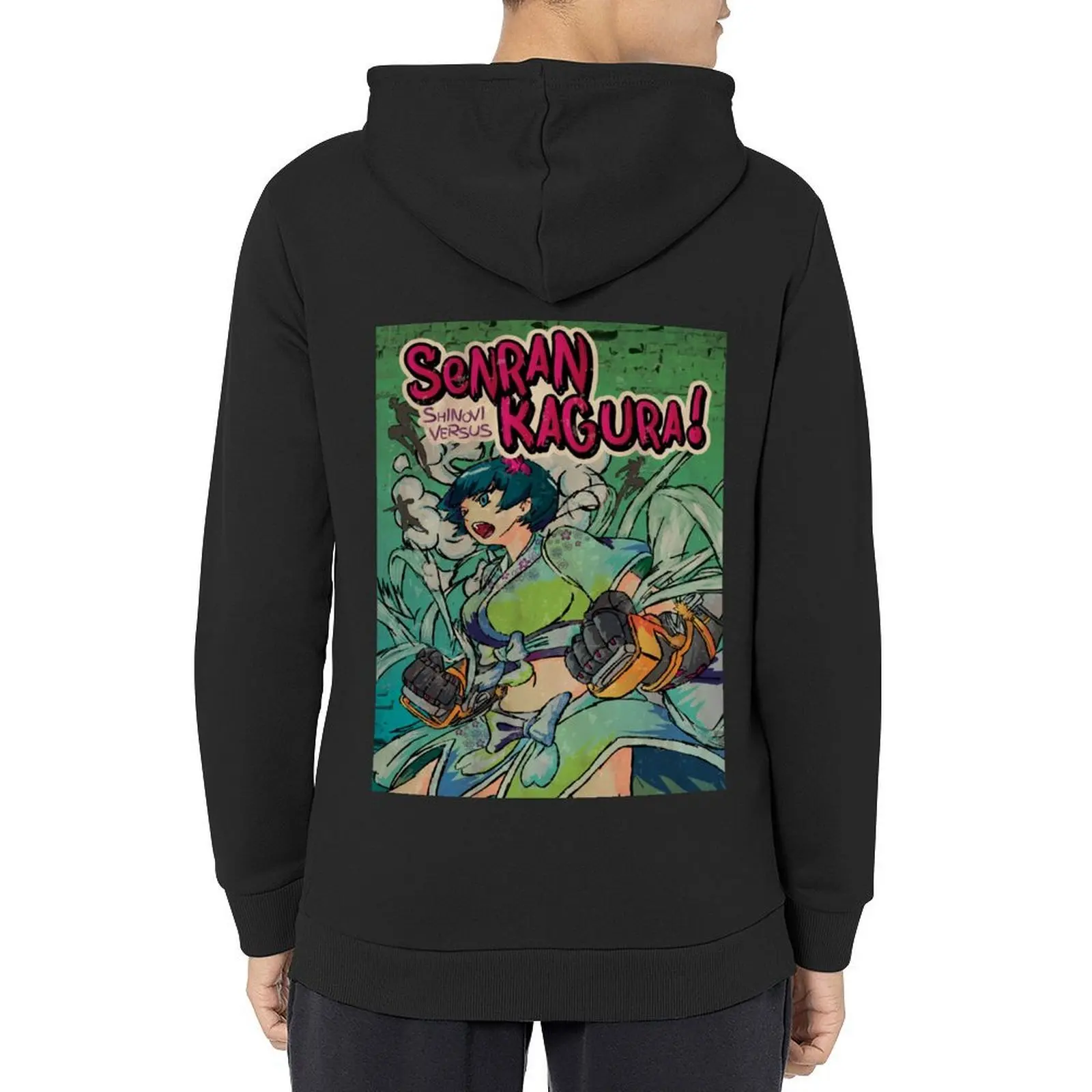 

Retro 90's Senran Kagura Hoodie fashion men winter clothes men's coat blouse tracksuits