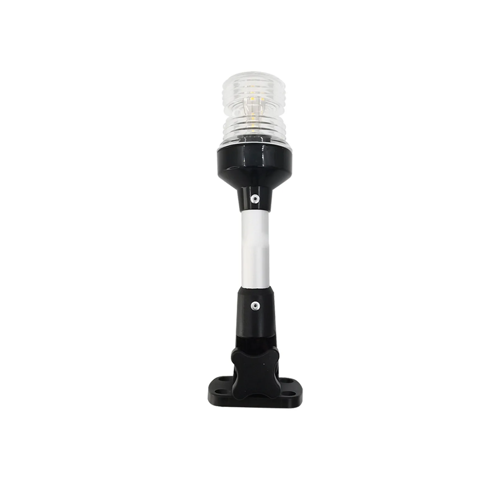 LED Aluminum Alloy Pole 9 Inch/12 Inch 180 Degree White Light Surround Light for Marine Yacht Motorboat