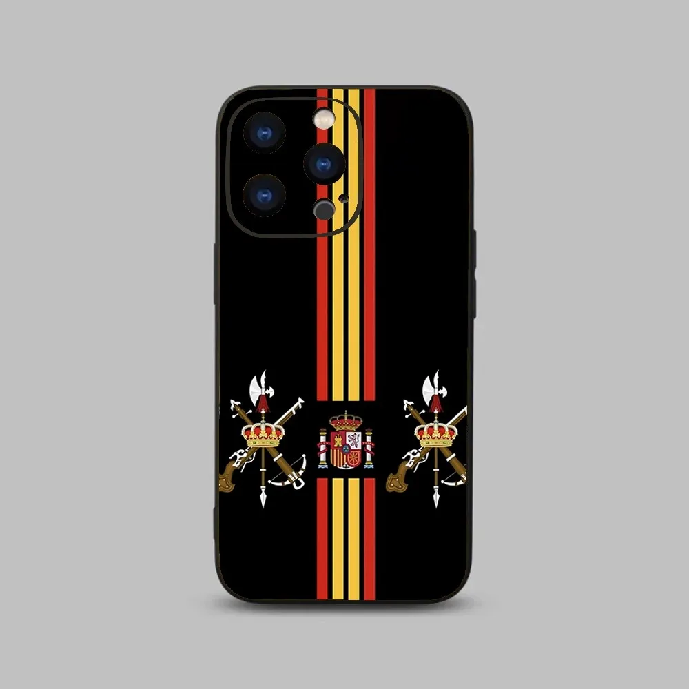 Spanish Guard Civil Emblem Phone Case For Iphone 15 11 13 14 Pro Max 7 8 Plus X Xr Xs Max Se2020 12mini Cover Case