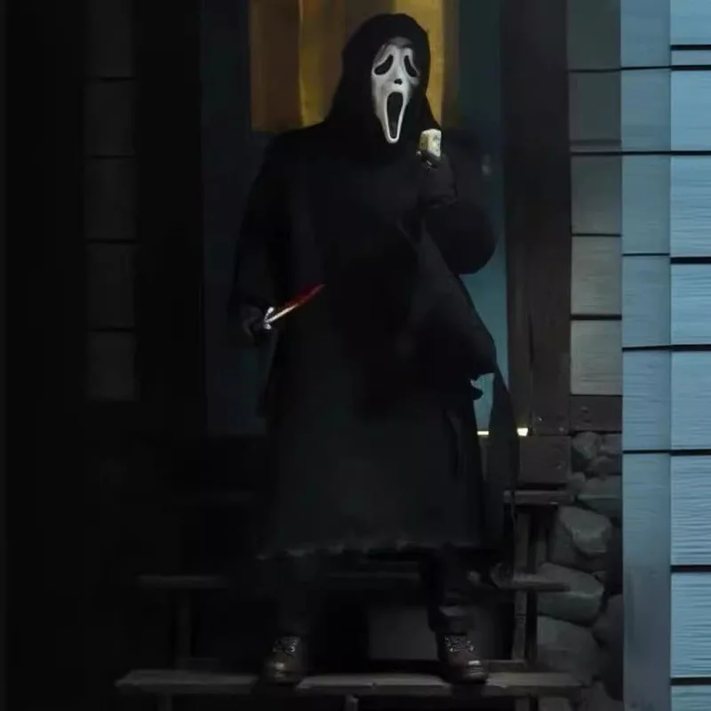 17 سنتيمتر بقعة Neca صراخ و كشر القاتل دمية يدوية الصنع نموذج ديلوكس طبعة الحلي اللعب الهدايا زينة الهالوين #3