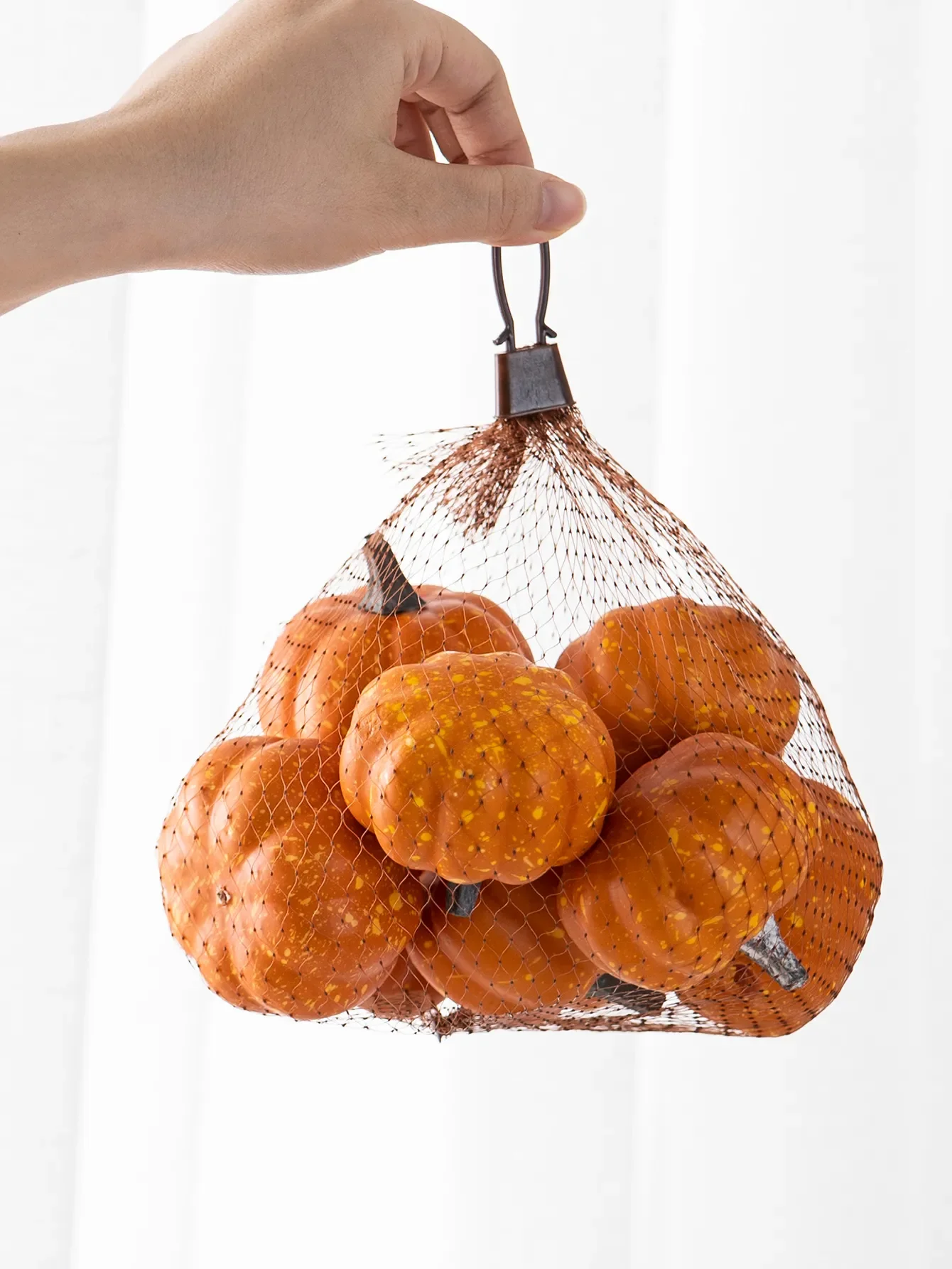 

9pcs 6.5cm High Mini Pumpkins For Decorating Home Accessories For Halloween Holiday Gifts For Family Gatherings Parties