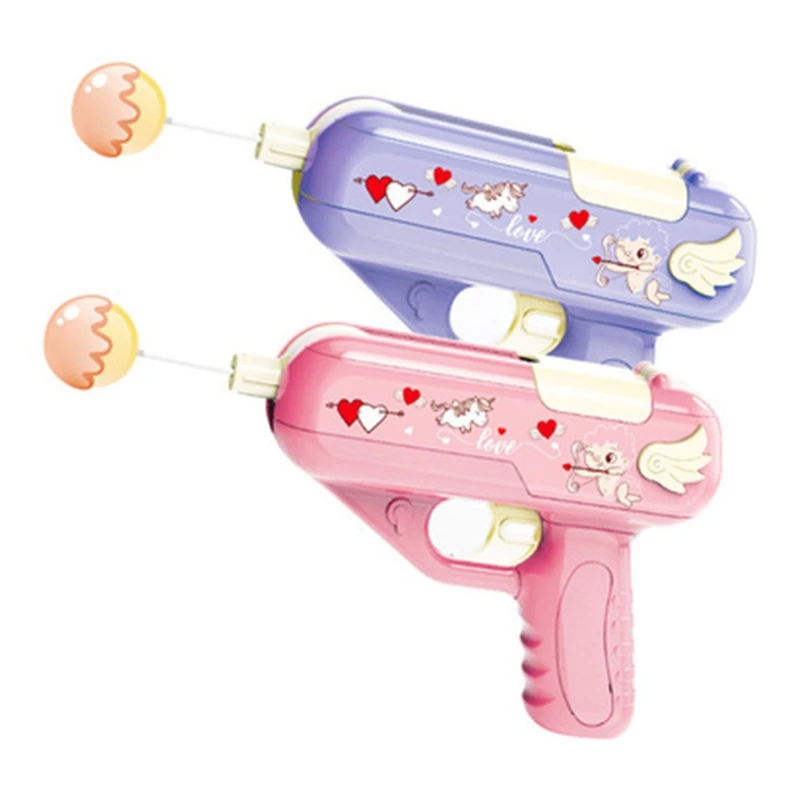 Candy Lollipop Gun Sweet Toys for Girlfriends Novelty Toy Sugar Storage Box for Children Adult I Love You Funny Surprise Gift