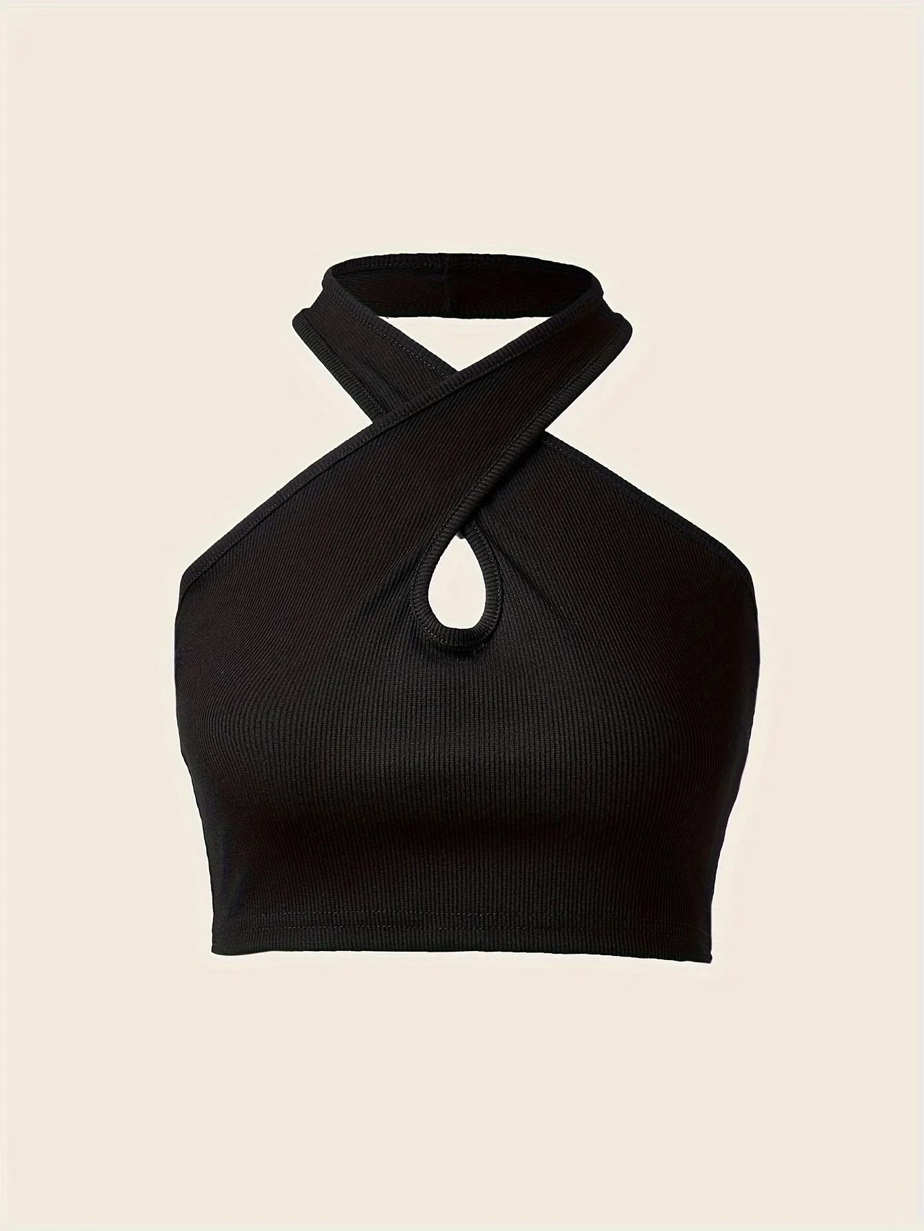 Women's New Fashionable Off-Shoulder and Backless Cross-Sling Top