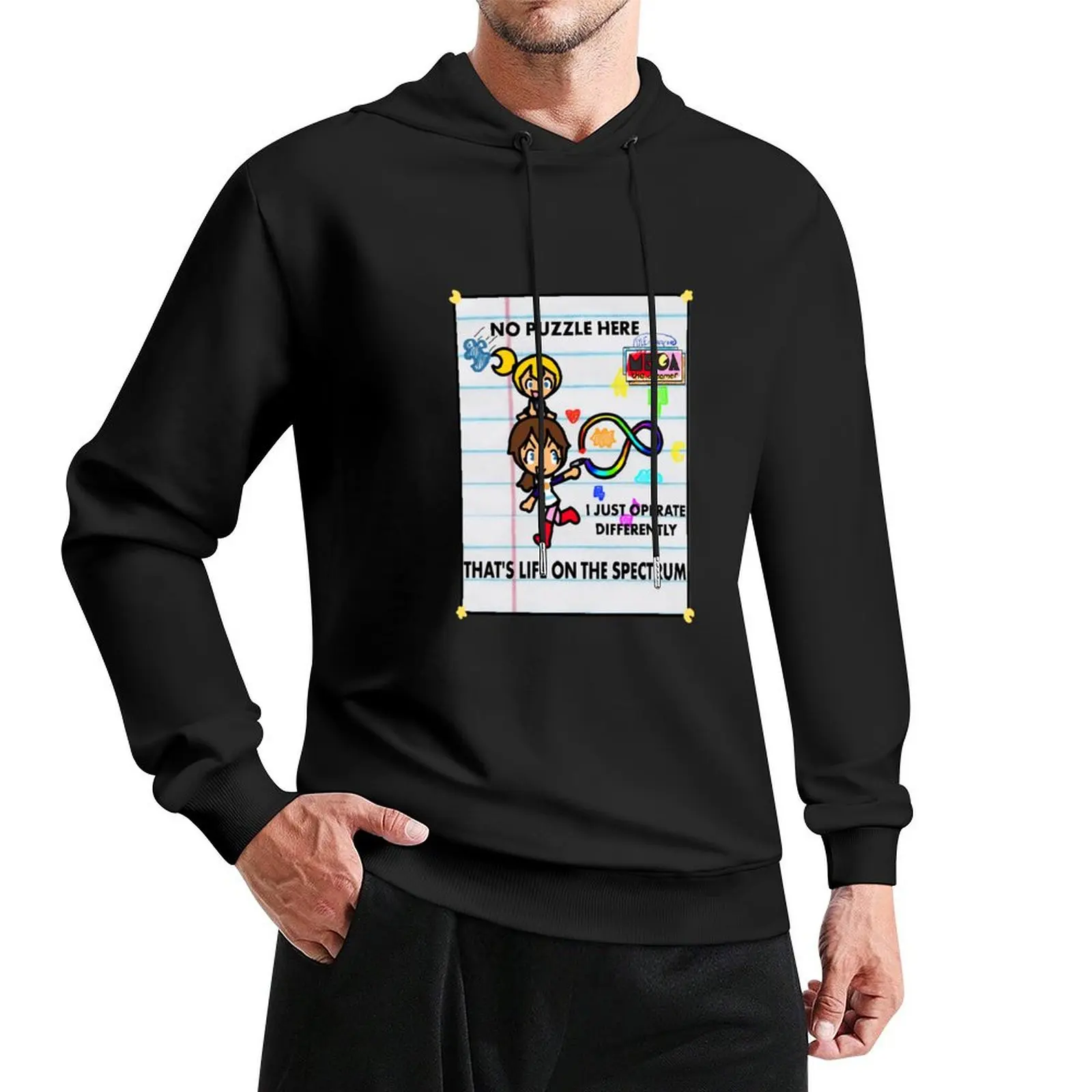 No Puzzle Here (NEW) (Mega the Dreamer) Pullover Hoodie men wear men clothes men's winter sweater oversized hoodie