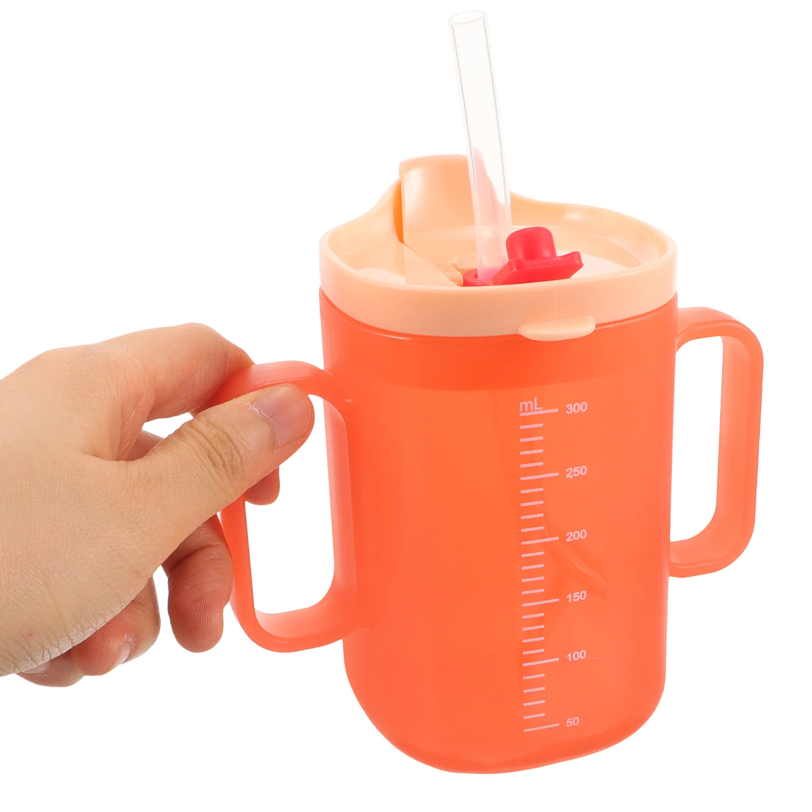 

Baby Training With Scale Double Handle Straw Design Leak-Proof Toddler Drinking Reusable Pp Silicone Lightweight Kids