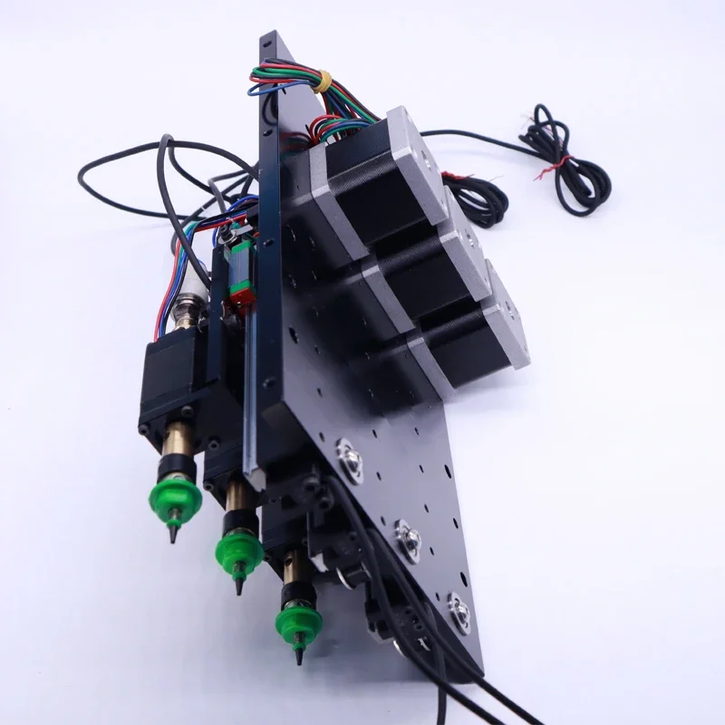 Automatic SMT machine three head mounting module suction nozzle 20 step motor linear guide sensor