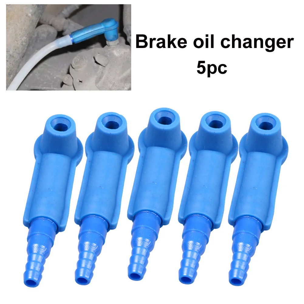 5PCS Exchange Tool Connector Auto Car Brake Fluid Replacement Tool Pump Oil Bleeder Change Air Kit For Cars Trucks