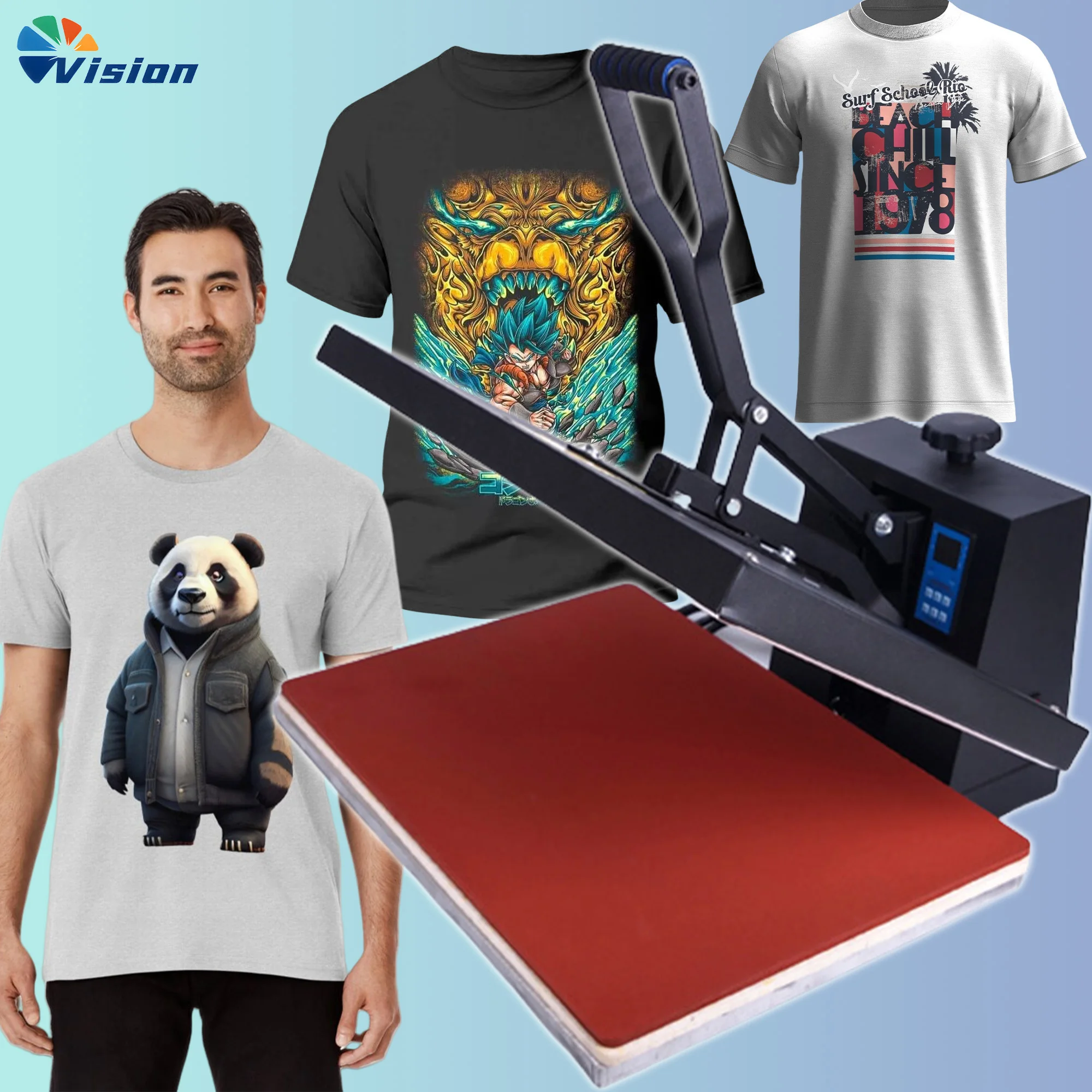 Top Quality Large Heat Press Machine T-Shirt Plain Heat Press Machine