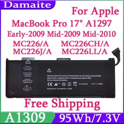 A1309 95WH Laptop Battery For Apple MacBook Pro 17