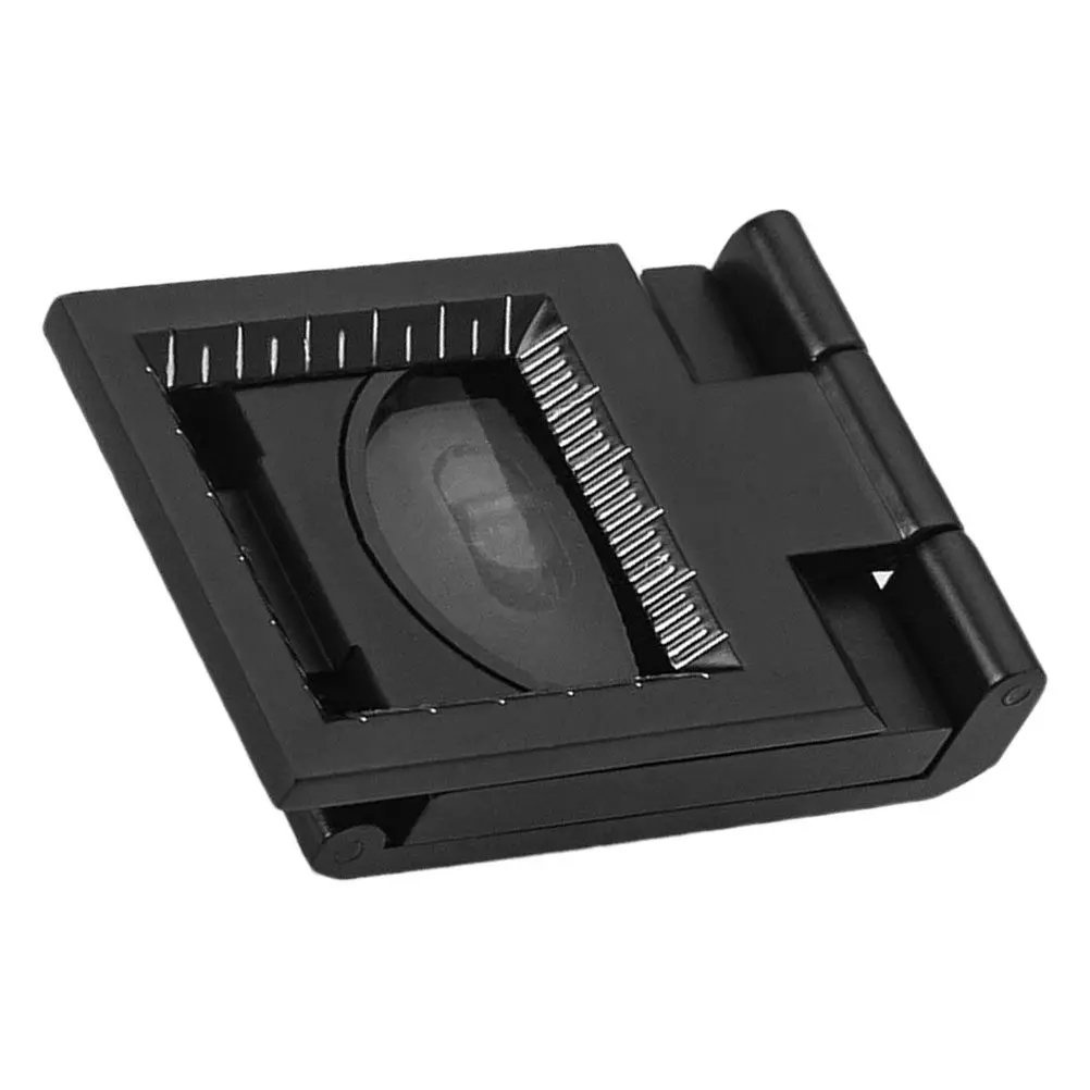 Small Portable Desktop Magnifier 10X Optical Lens Scale Illuminated Jewelry Coin Collection Inspection Repair Tool