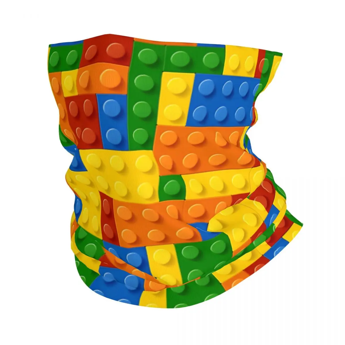 Building Blocks Construction Brick Thin Bandana Neck Gaiter Wrap Scarf Headband Neck Cover