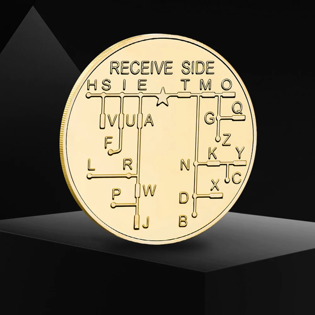 Training Coin For Morse Code Training  Training For Novice Radio Enthusiasts And Hobbyists Test Measurement Inspection Meters