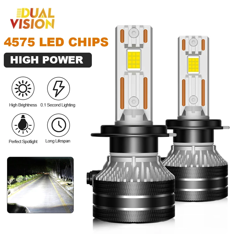 

Canbus H4 H7 Светодиодные фары Blubs H3 H1 H8 H9 H11 9005 9006 HB3 HB4 9012 Супер яркие автомобильные 6000K белые автоматические противотуманные фары