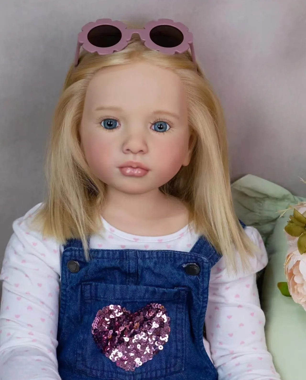 40in Reborn Baby Doll Painted Rebornlove Collector Toddler Girl Collectible Toys