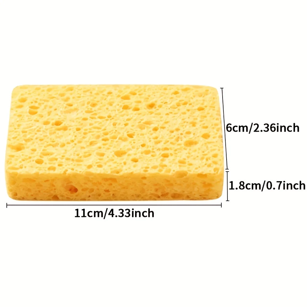 Sponge Compressed Cellulose Dish Sponge Natural Wood Pulp Sponge Kitchen Bathroom Cars Cleaning Supplies Cleaning Tool