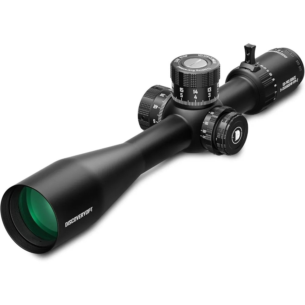 Optics ED GEN-II 5-25x56mm PRS Rifle Scope FFP 0.1 MRAD Illuminated Reticle with Zero Stop 34mm Tube