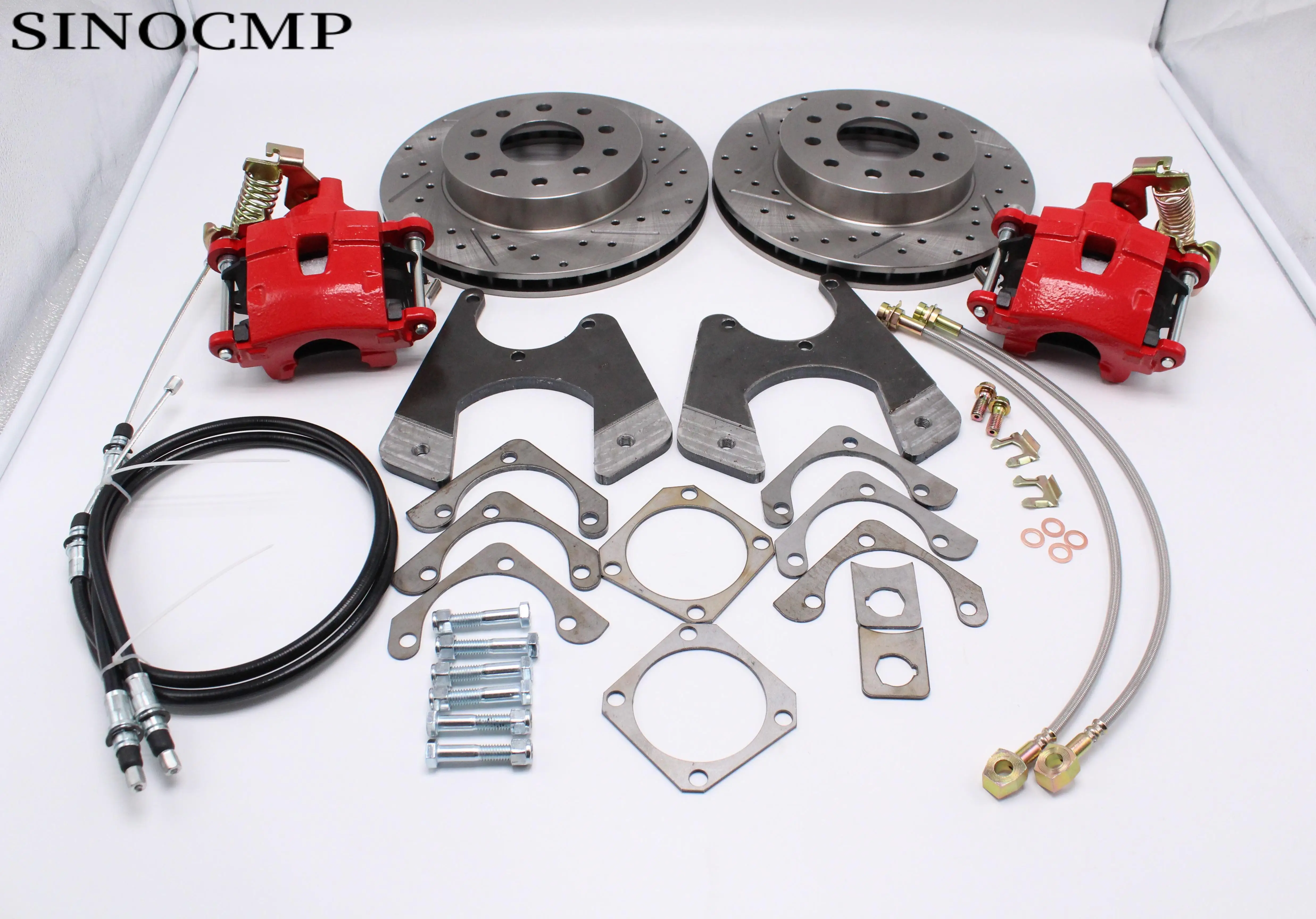 

SI-AT92008 Bolt Rear End Disc Brake Kit For 10 12 Chevelle El Camino Malibu 1964-1972 Buick Chevrolet Oldsmobile Pontiac New