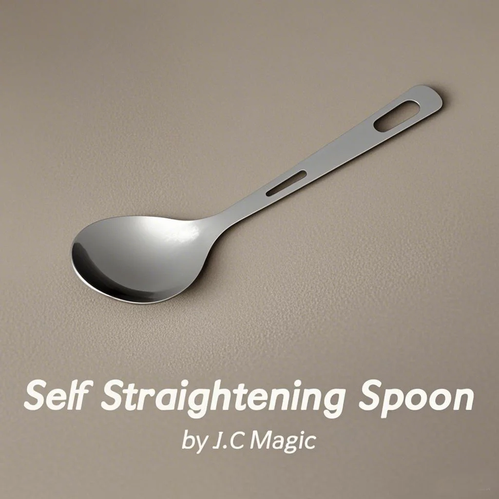 

Self Straightening Spoon by J.C Magic Straight A Spoon Accessories Close Up Illusions Gimmicks Mentalism Magia Props