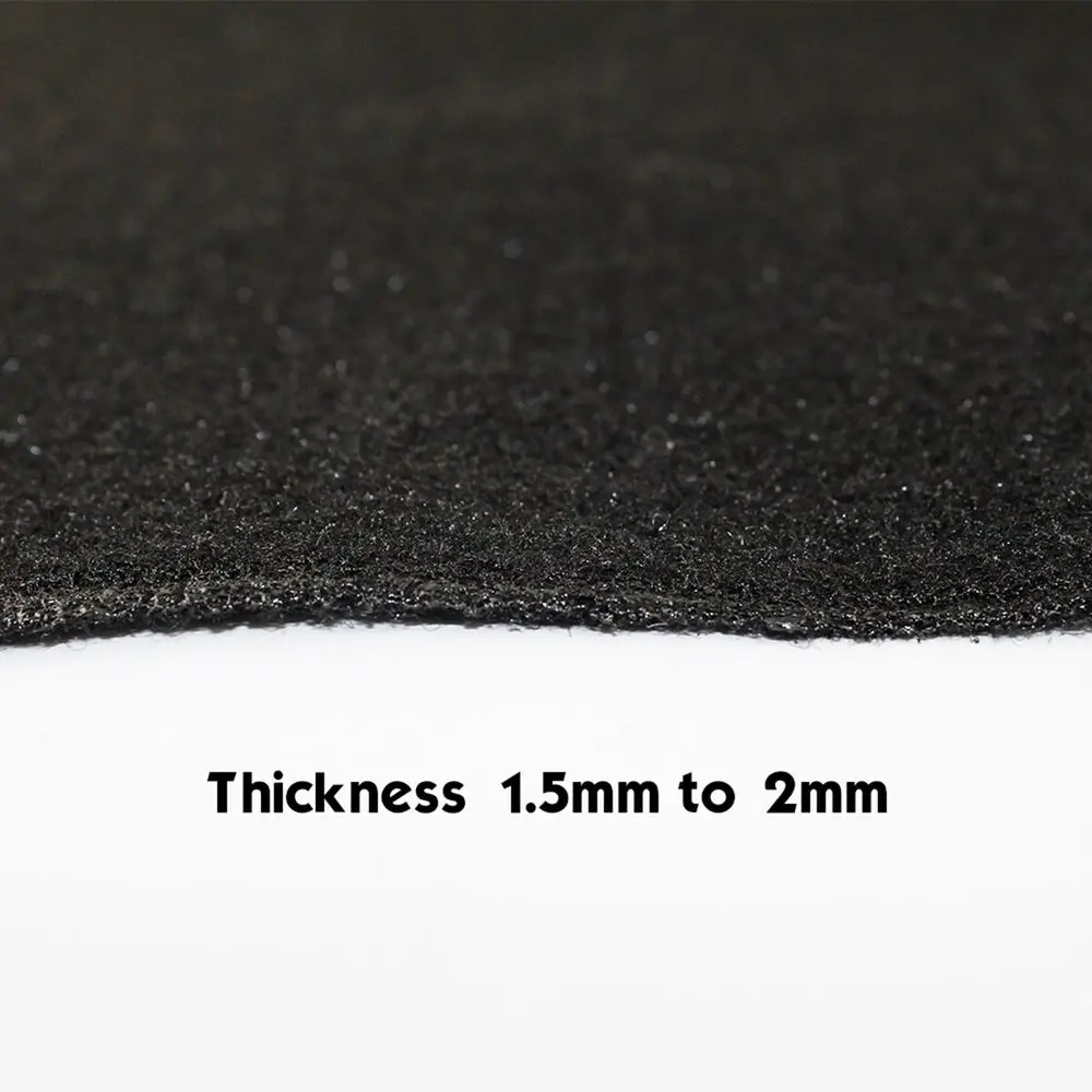 3x2M Marine Felt Mat Carpet Boat Yacht Pickup Under Cabin Deck Plating Black