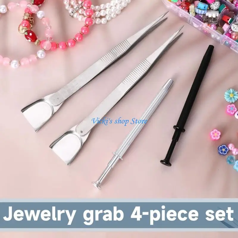 Precisions Craft Pliers Set of 4 for Intricate Beadwork and Electronic Repairs