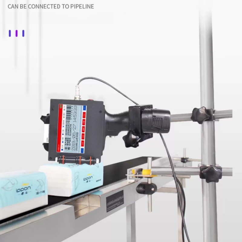 Picture 7: Coding Machine Inkjet Printer Intelligent Digital Handheld Small Coding Machine Assembly Line Coding Production Date Bar QR Code