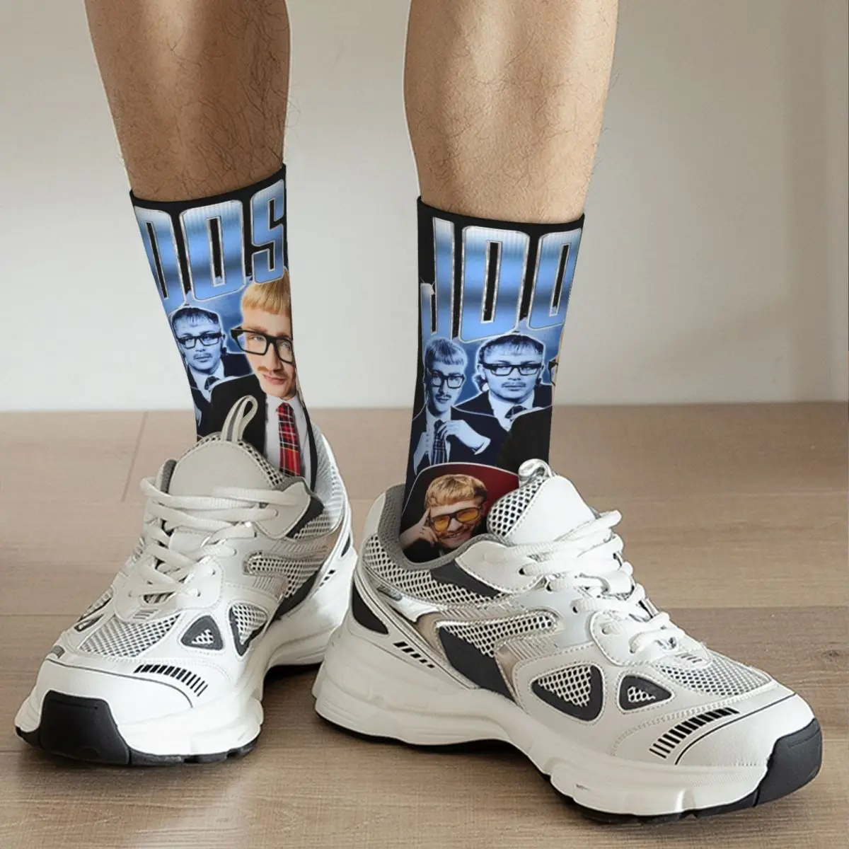 Hip-hop Vintage Joost Klein Bootleg 2024 Design Sports Socks Merch All Seasons Super Soft Long Socks Non-slip