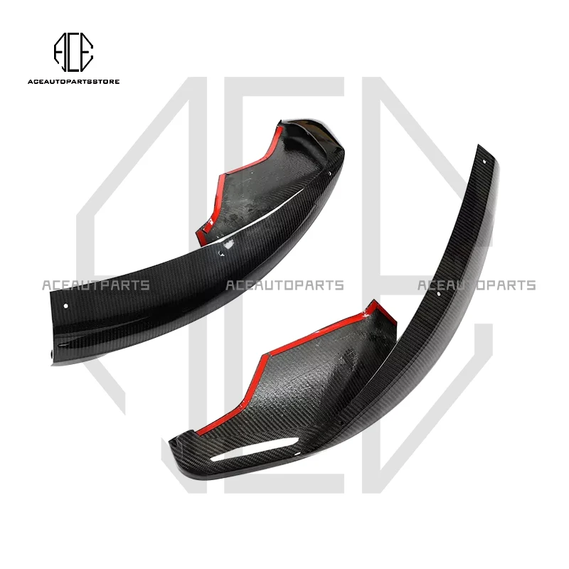 Carbon Fiber Front Lip For McLaren 540 540C 570 570S Front Bumper Wind knifes Side Front Vent Covers Auto Accessories