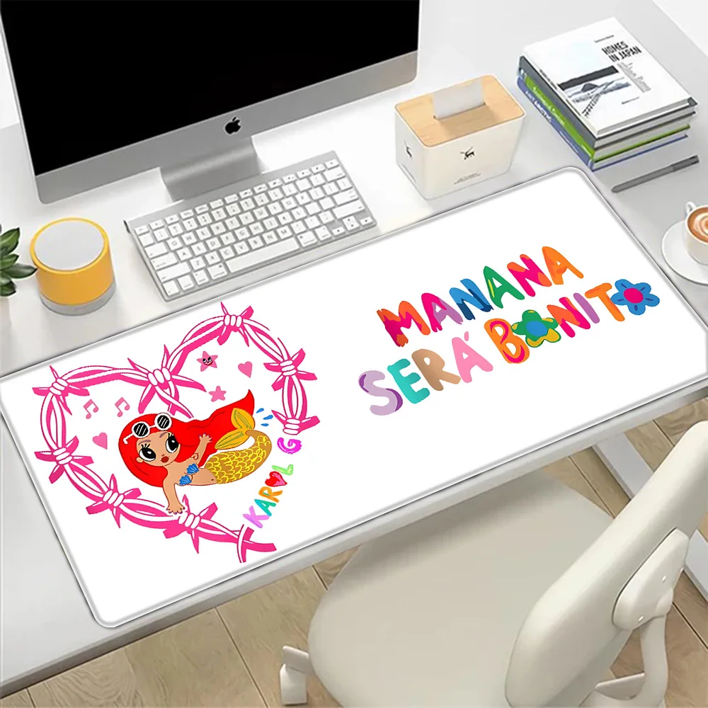 Karol G Mousepad HD Printing Computer Gamers Locking Edge Non-slip Mouse Pad XXL90x40cm Keyboard PC Desk Pad