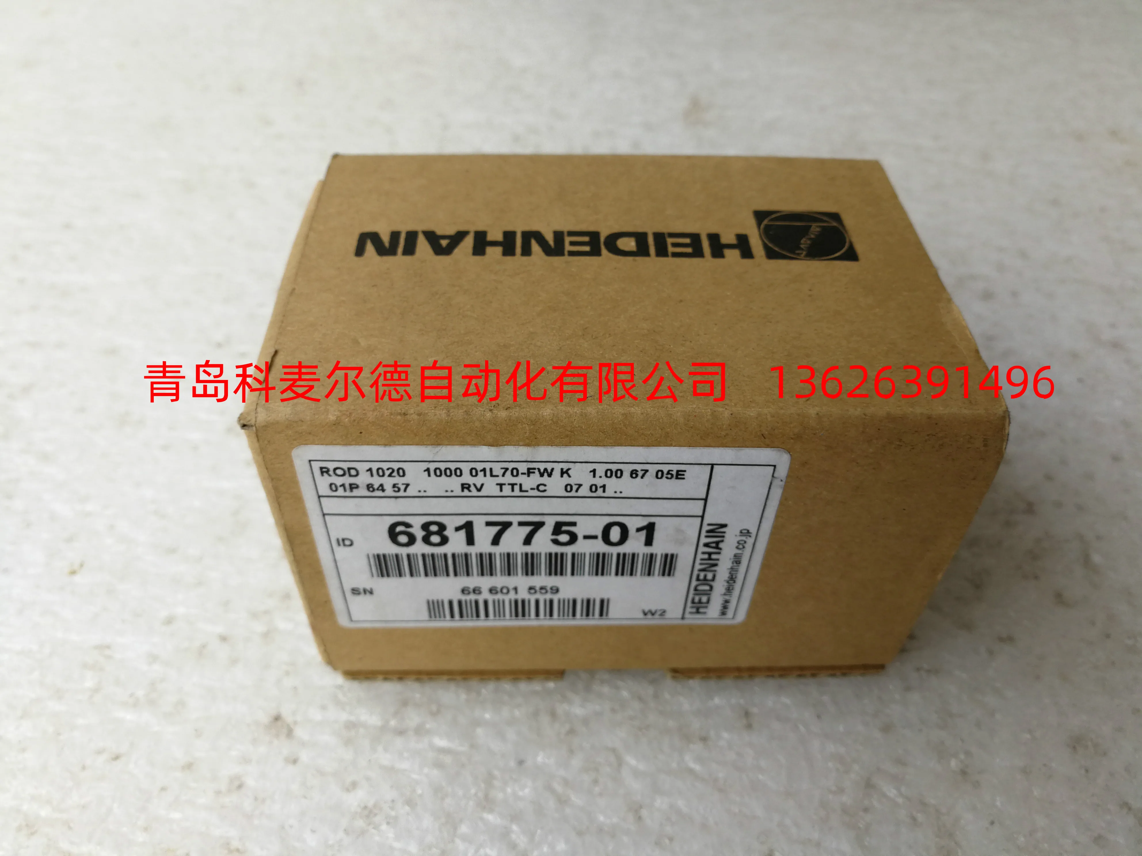 2025.6 ROD 1020 1000 01L70-FW التشفير Heidenhain ID: 681775-01 أصلي أصلي