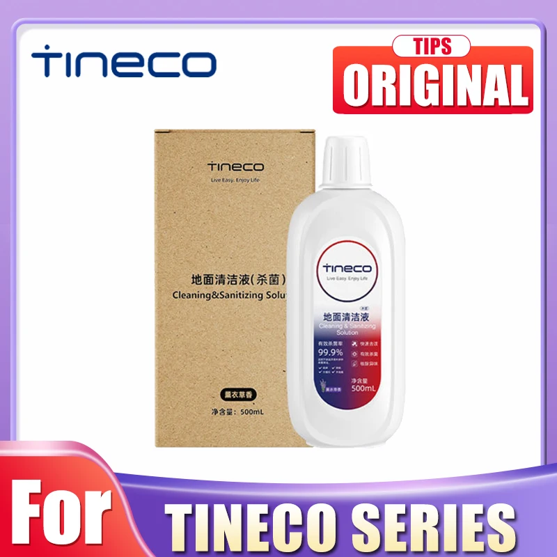 

Floor Cleaning Liquid Solution Lemon Flavor 500ml For Tineco FLOOR ONE S5/S3/IFLOOR3/IFLOOR2/IFLOOR SERIES Vacuum Robot Parts