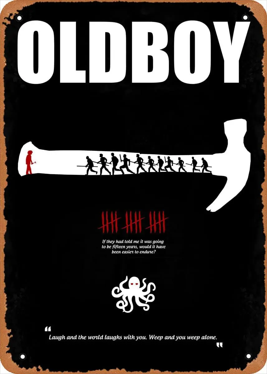 Ysirseu Vintage Oldboy - Minimal Movie Poster. A Film by Chan-wook Park ... Minimal Movie Poster 8