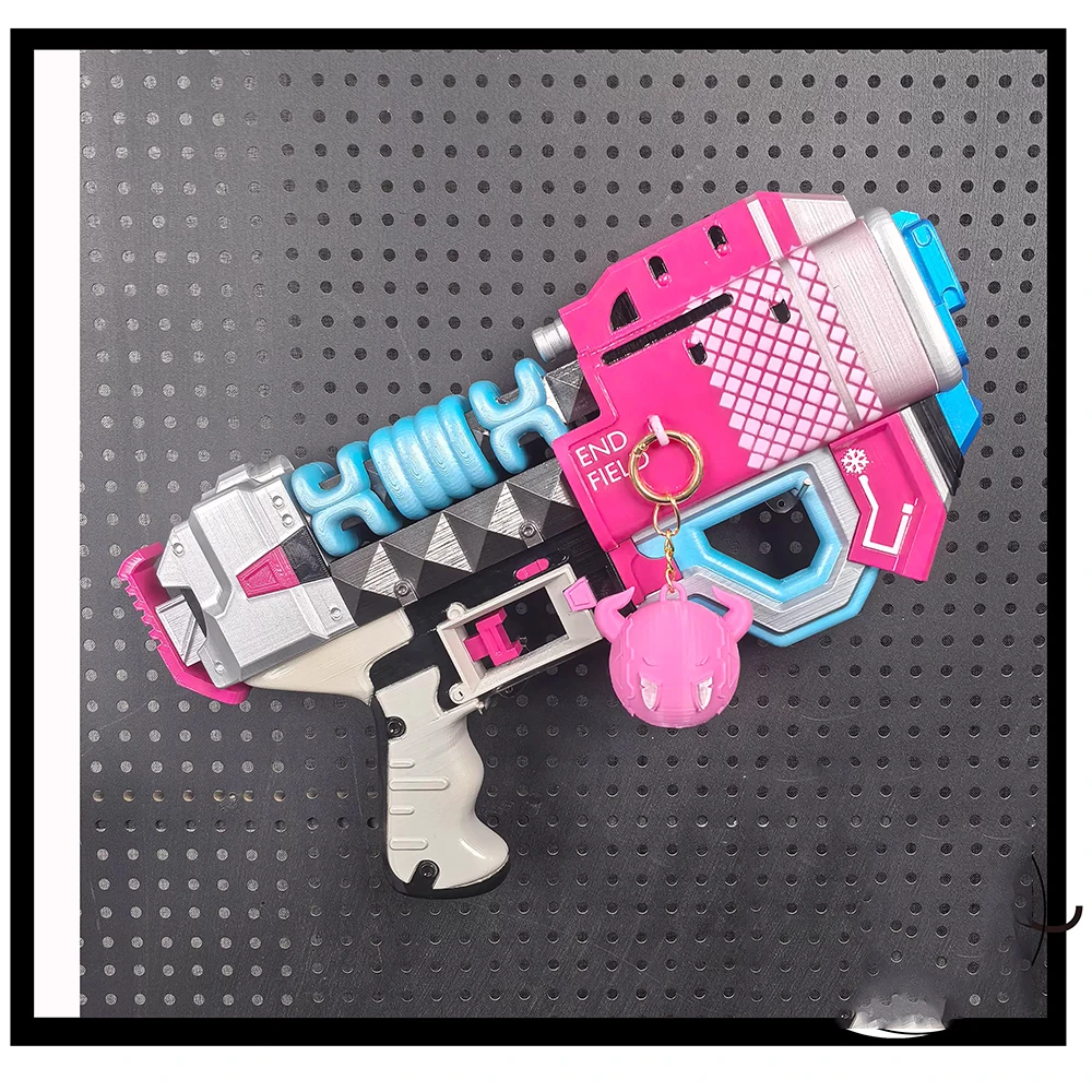 

2026 new Arknights Yvonne‌ Cosplay Tail Prop Wig Cartoon Appendage Pistol Handgun Shooting Iron Not Allowed To Fire Props Gift