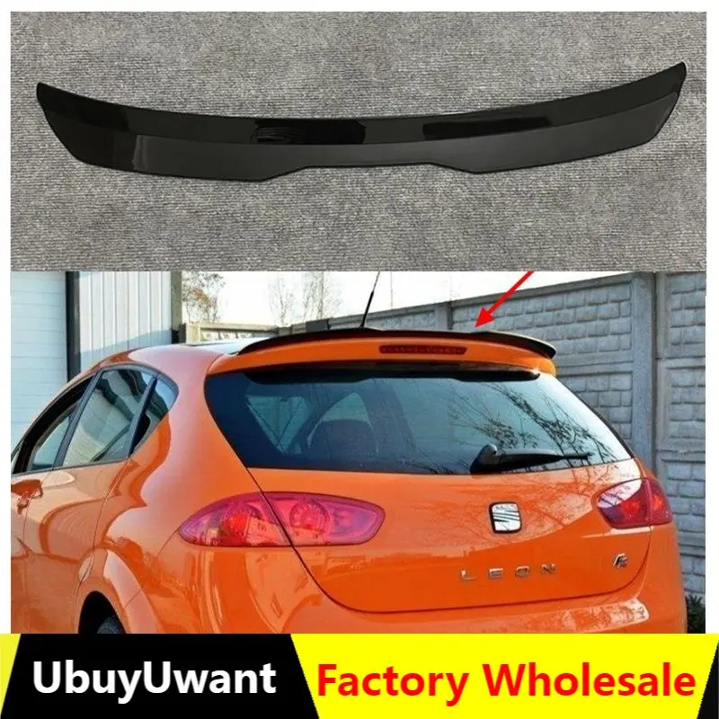 For Seat LEON 2000-2020 3Door/5Doors For 1P MK2 5F Car Tail Wing Decoration ABS Hatchback Spoiler Car Lip Spoiler