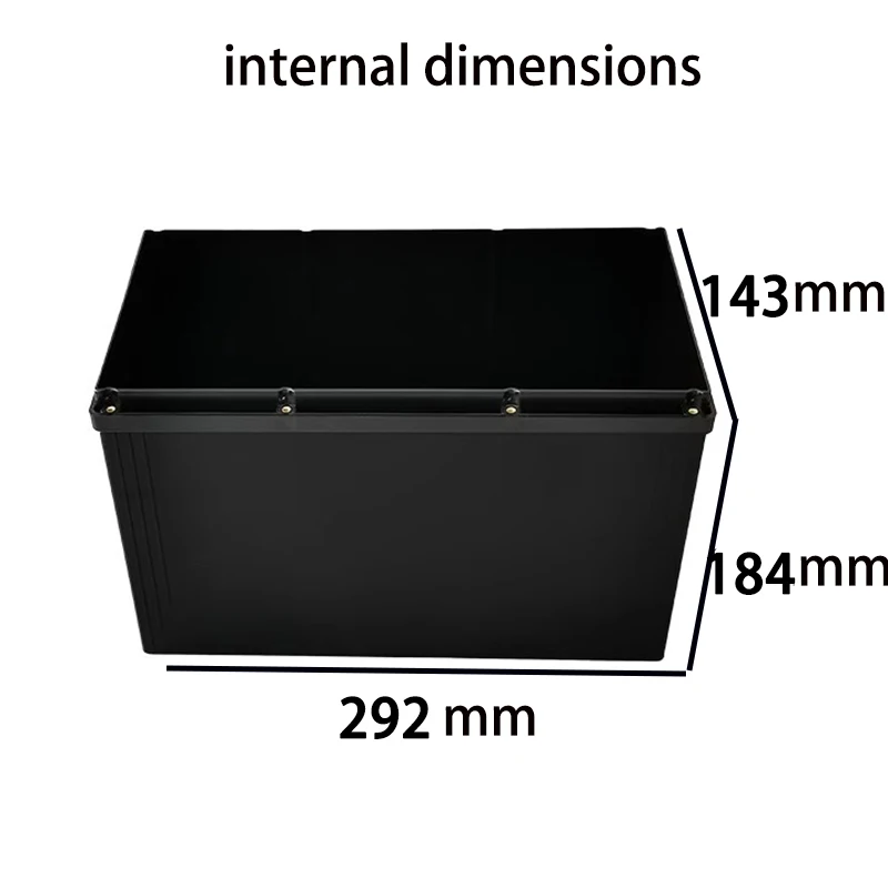 12V Solar Cells Plastic Storage Case 30Ah 50Ah 90Ah 105Ah 150Ah 180Ah Yacht RV Lifepo4 Battery Storage Box