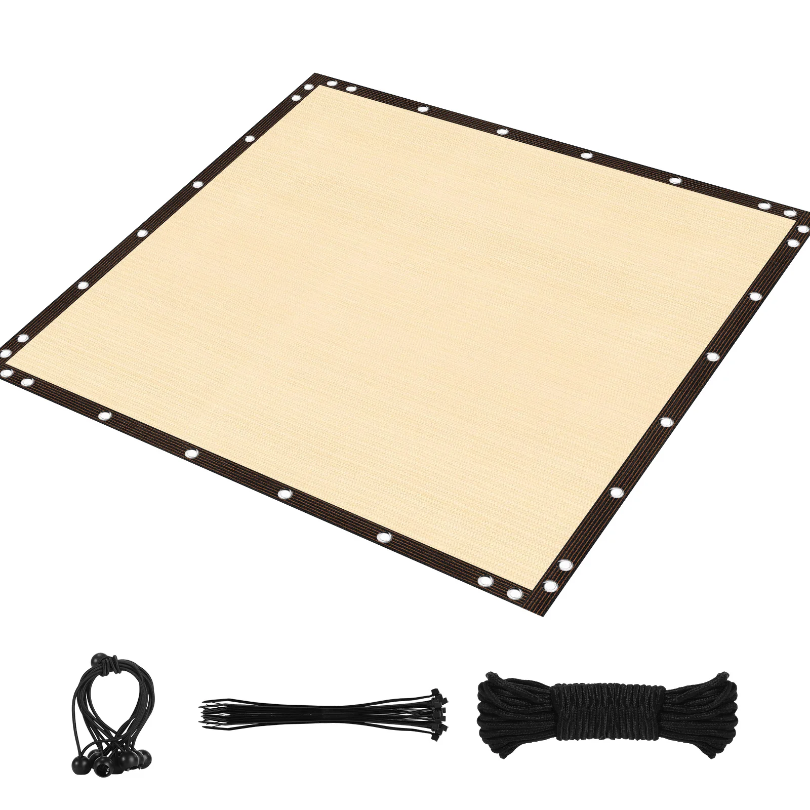 NONE Schatten Stoff 90% Sonnenschutz Stoff Sichtschutz Schatten Abdeckung mit Ösen Terrasse Baldachin Schatten Netz für Garten Outdoor Pergola 3