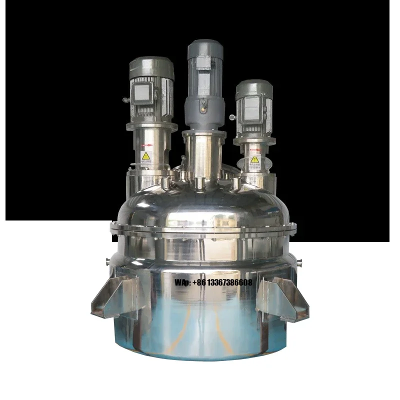Customized  Cosmetic Liquid Detergent Dispersion Mixer Machine SS316L Cream Mixing Emulsifying Reactor Dispersing tank