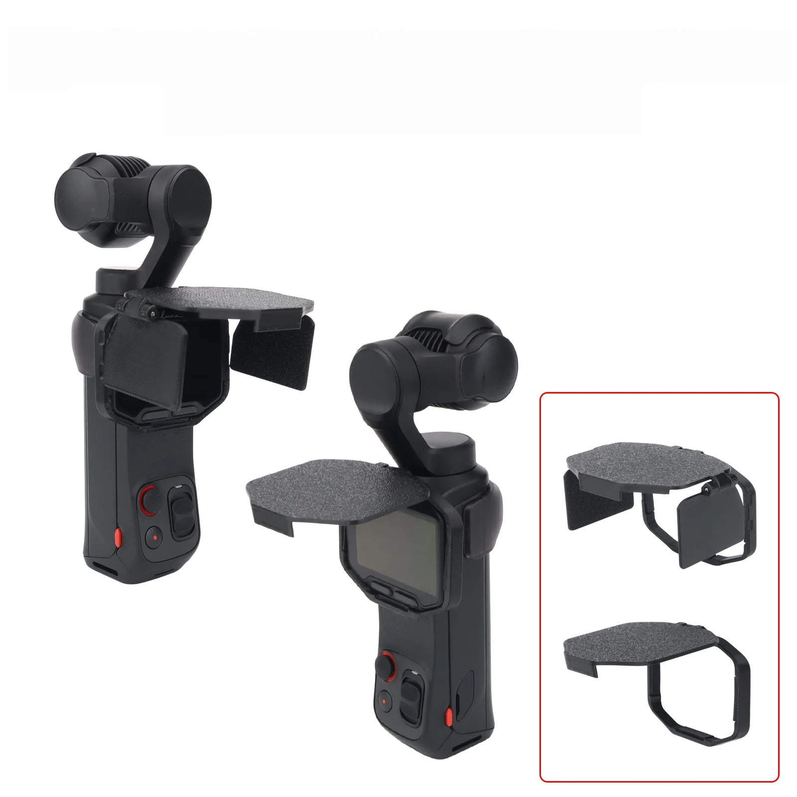 Screen blackout protection 2-in-1 stand suitable for Insta360 Luna Pro