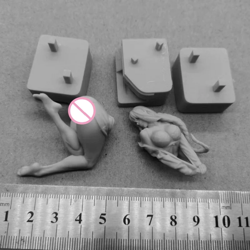 Hars Model Kit 1/24 Schaal 75Mm Vrouwelijke Secretaresse Ongemonteerde Diorama Ongeverfde Beeldjes Diy Hobby Speelgoed Figuur Gratis Verzending