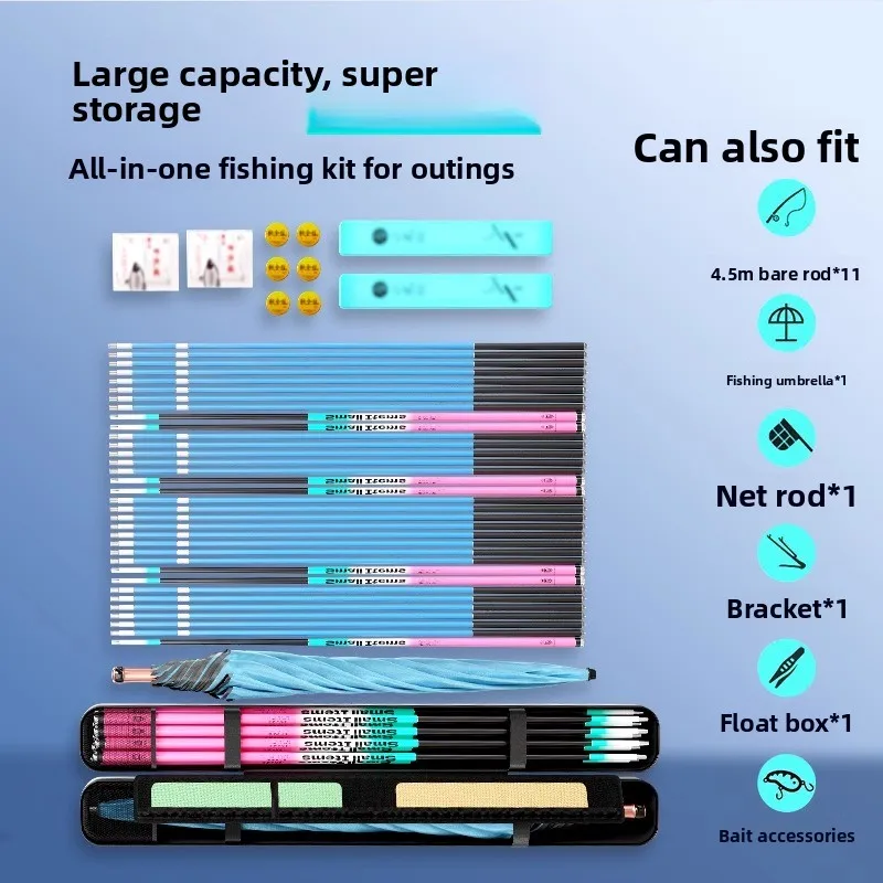 

2025 New Lure Bag Multi-Functional Fiing Gear Bag Waterproof Hard ell Fiing Rod Bag Storage Bag Special for Fiing