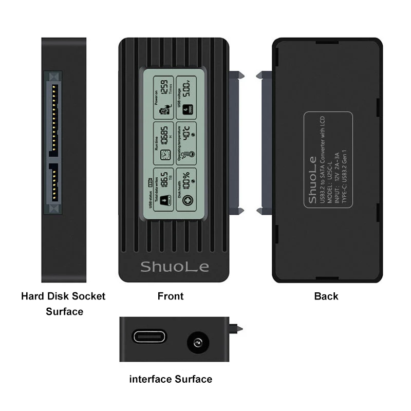 محول محرك أقراص صلبة من النوع UTHAI-C ، محرك أقراص صلبة ، محرك أقراص صلبة ، كابل USB3.1 ، كابل محرك سهل ، في ،