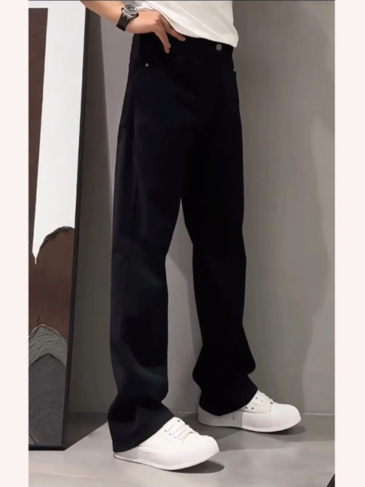 

Мужские джинсы Bla Fce на флисовой подкладке, осенне-зимние, теплые, прямого кроя, длинные брюки, модный бренд Cleanfit American Sle Knife