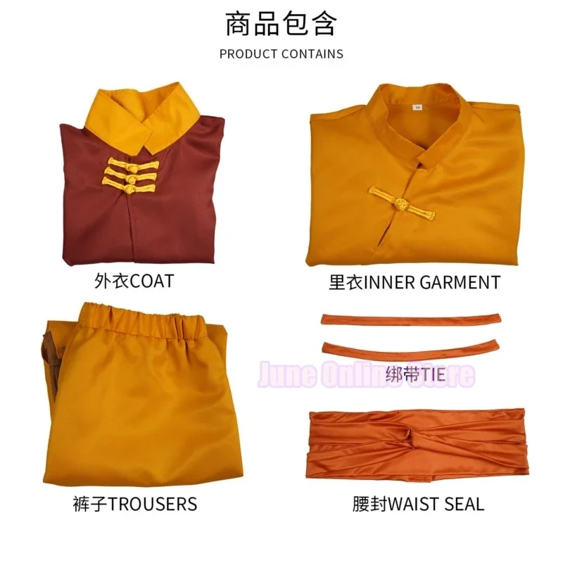 Avatar Disguise Aang Cosplay Costume para crianças, Roupas Anime, Avatar, Last Airbender, Interpretação de Papéis, Halloween, Carnaval, Fato de festa