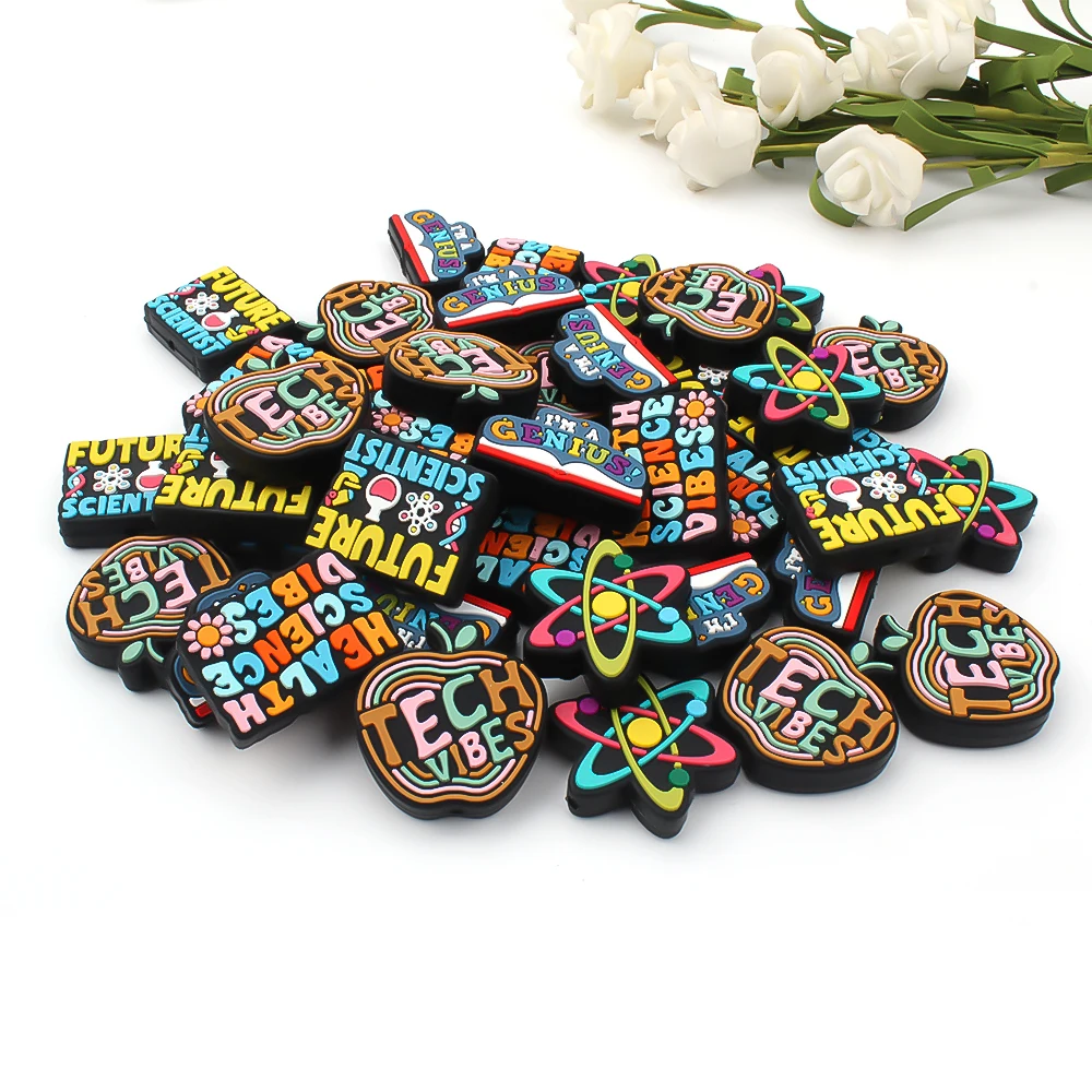 5/10pcs Focal Silicone Beads T - Tech Keychain Accessories 评论和价格