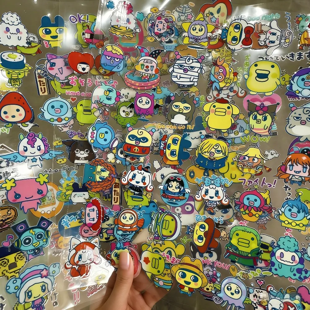 Tamagotchi Sticker Pixel Graph Style Cut Film Transfer Uvdtf Stickers Esktop Phone Shell Decoration Hand Account Diy Accessory