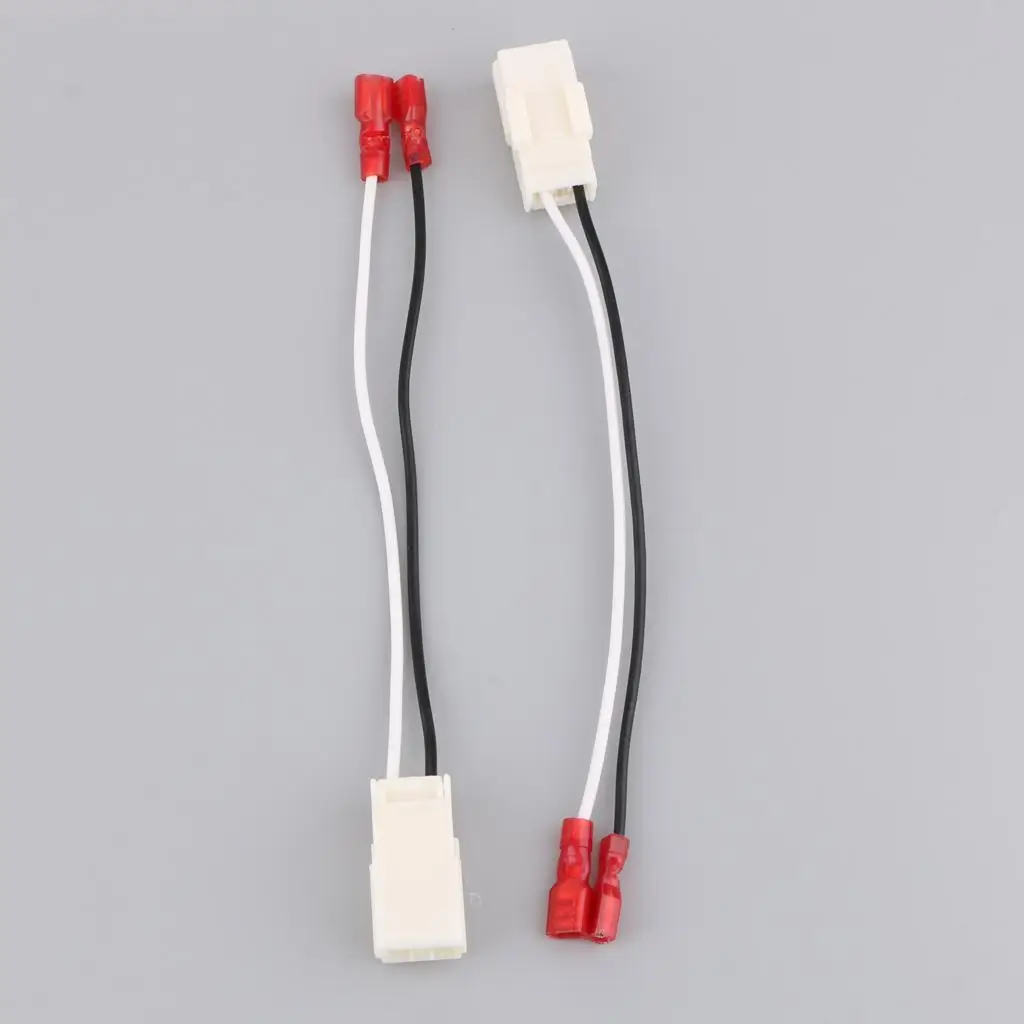 2x Auto Audio Luidsprekerkabel Kabelboom Adapter Voor Chrysler Dodge