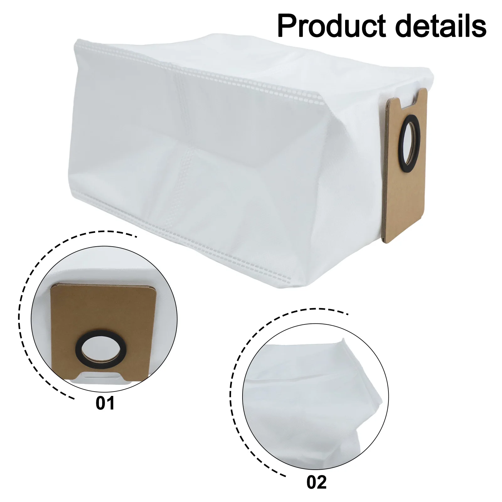 

Daily Use Home Cleaning Dust Bags Filter Bags Convenient Vacuum Cleaner Bags Convenient Usage Efficient Filtration